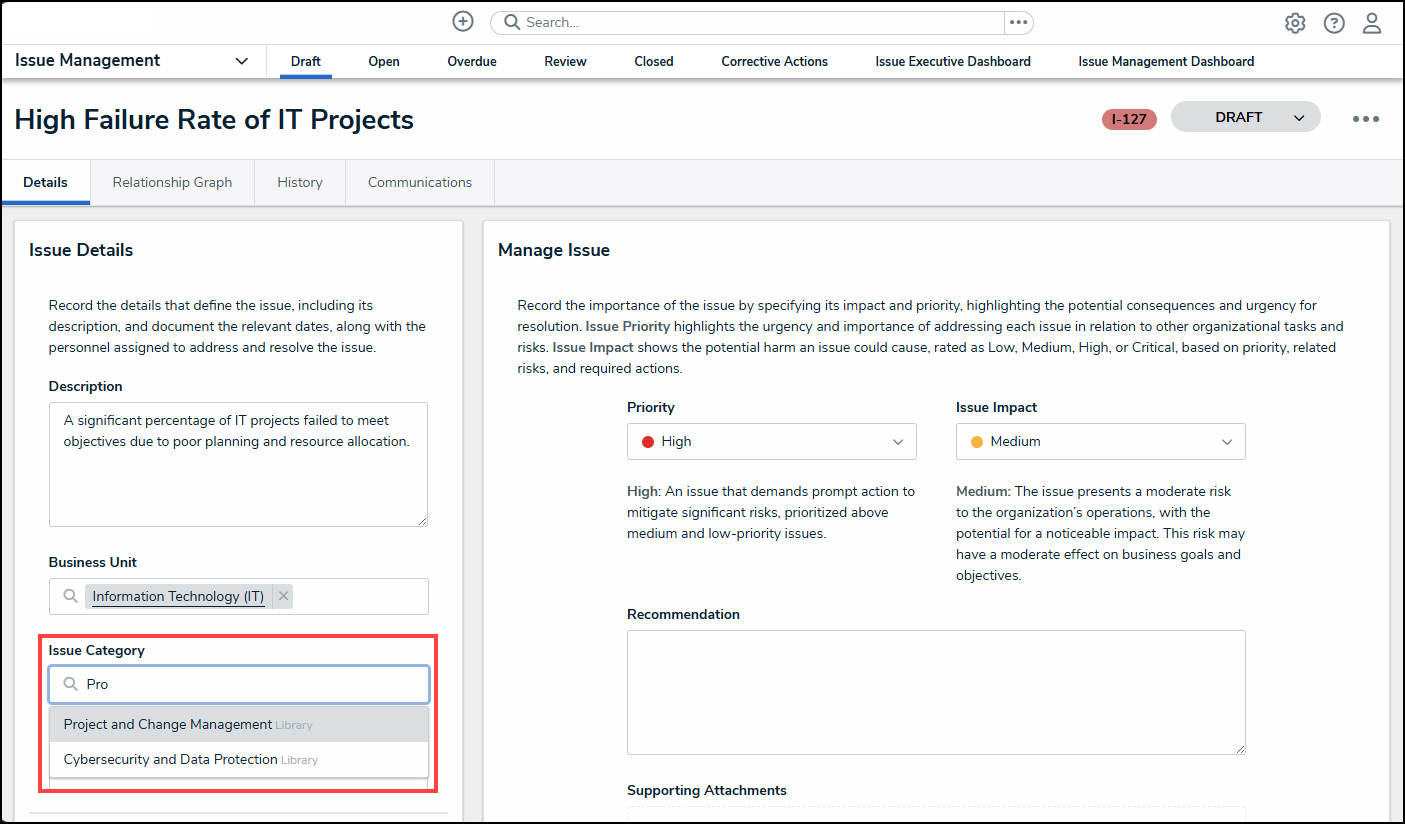 Issue Category Field.png