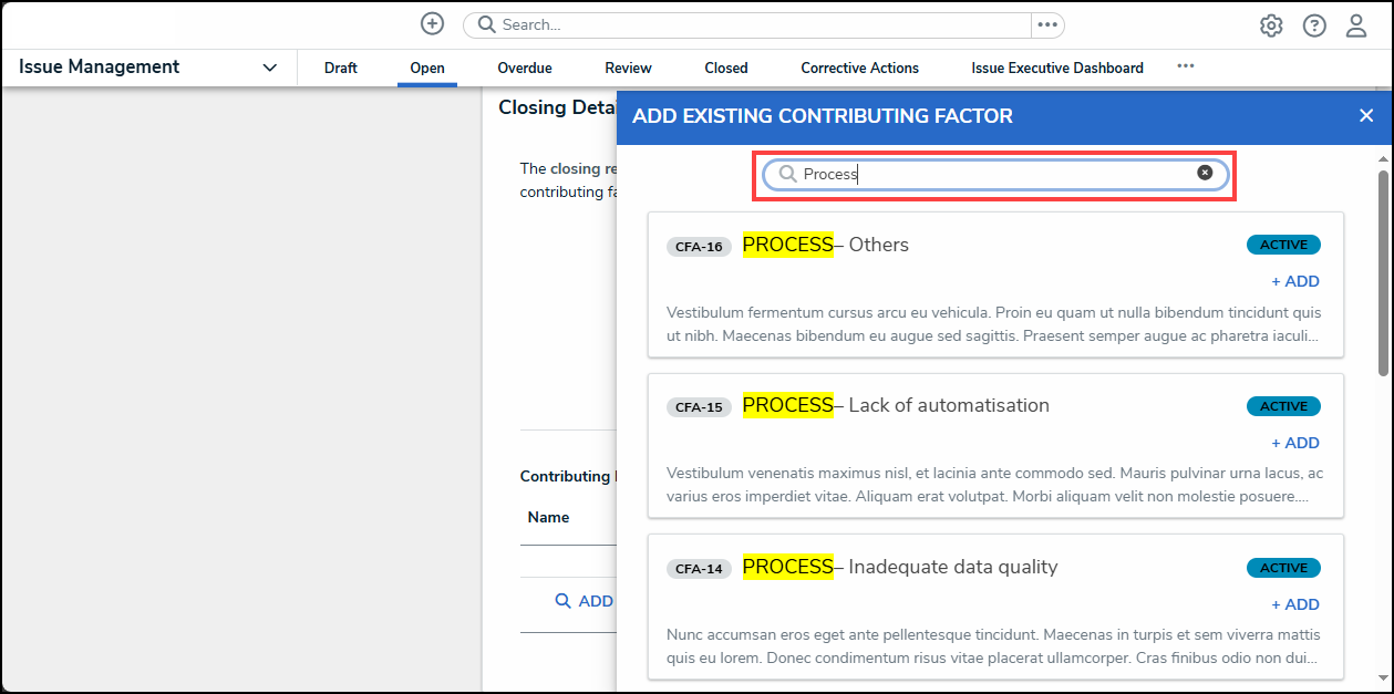 Add Existing Contributing Factor - Search Field.png