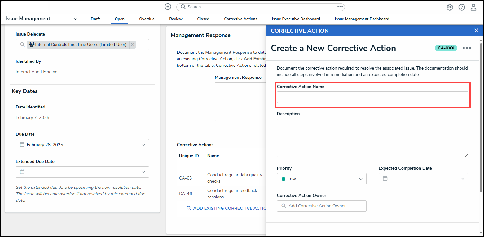 Corrective Action Name Field.png