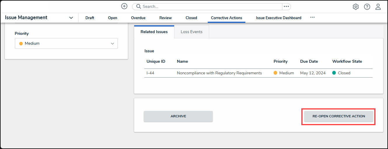 Re-Open Corrective Action Button.png