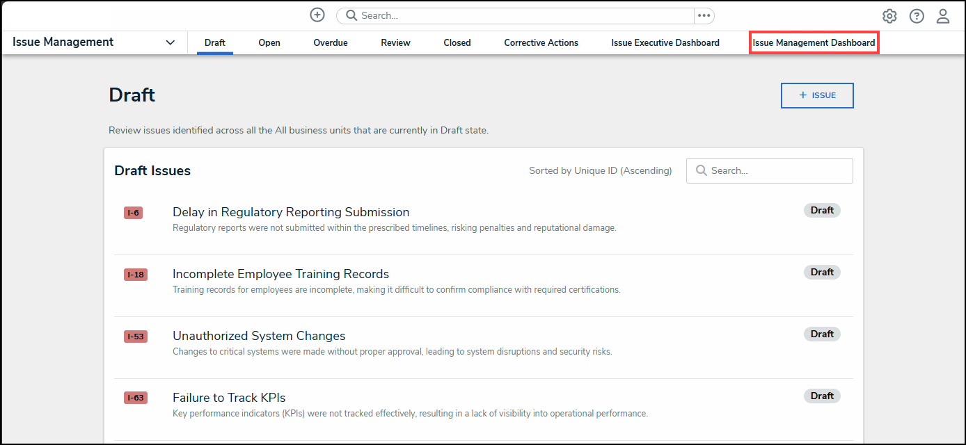 Issue Management Dashboard Tab.png