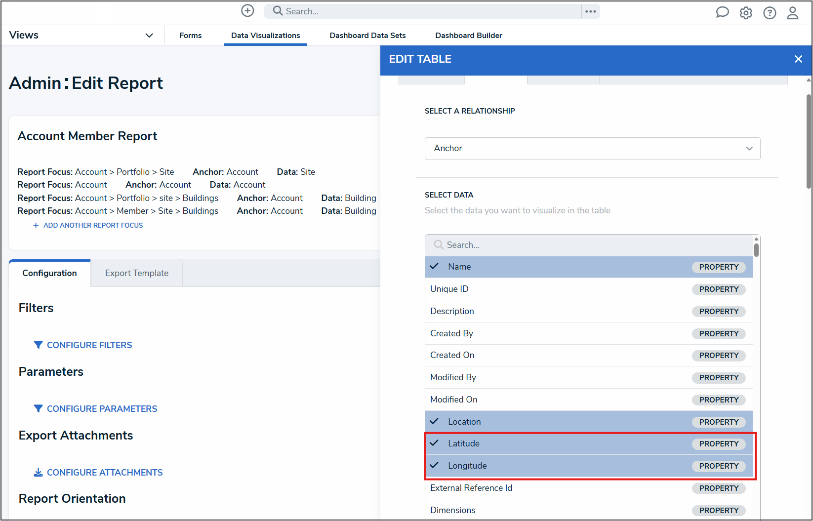 Latitude and Longitude Properties