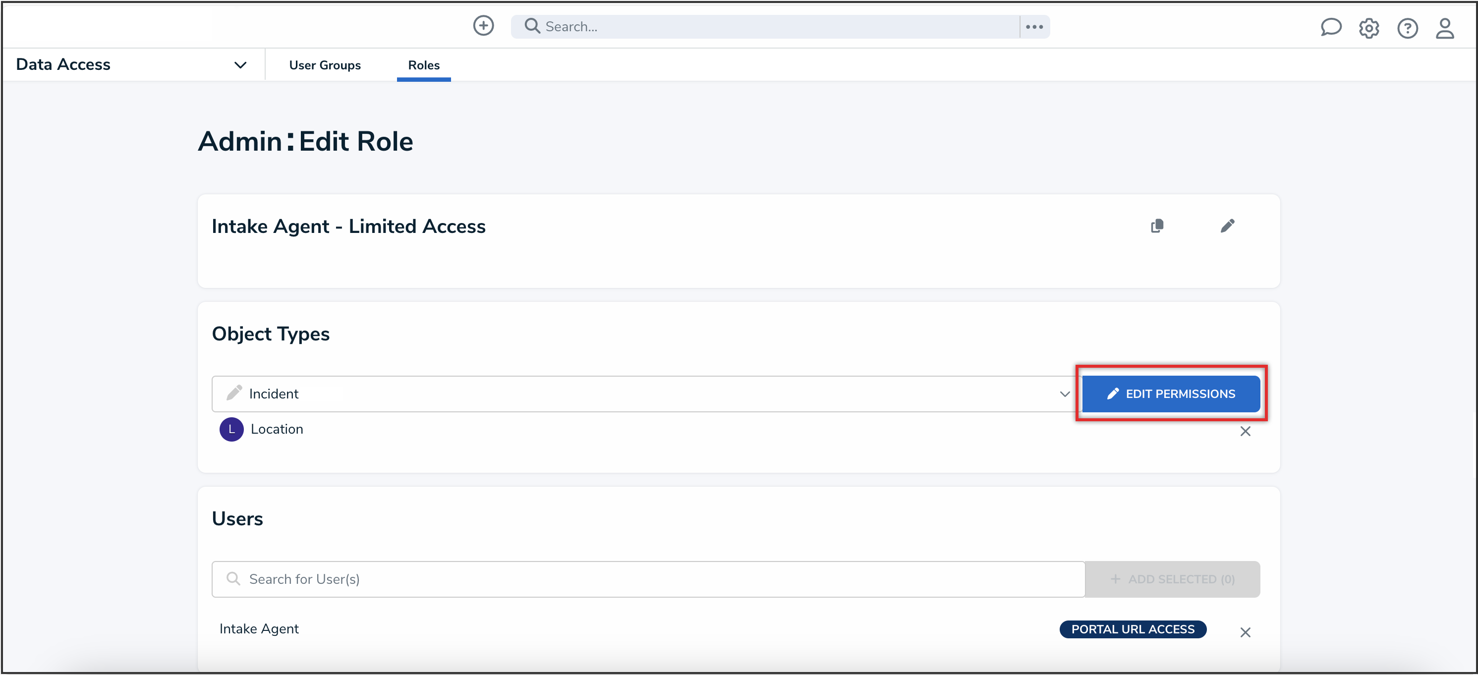 Edit Permissions Button