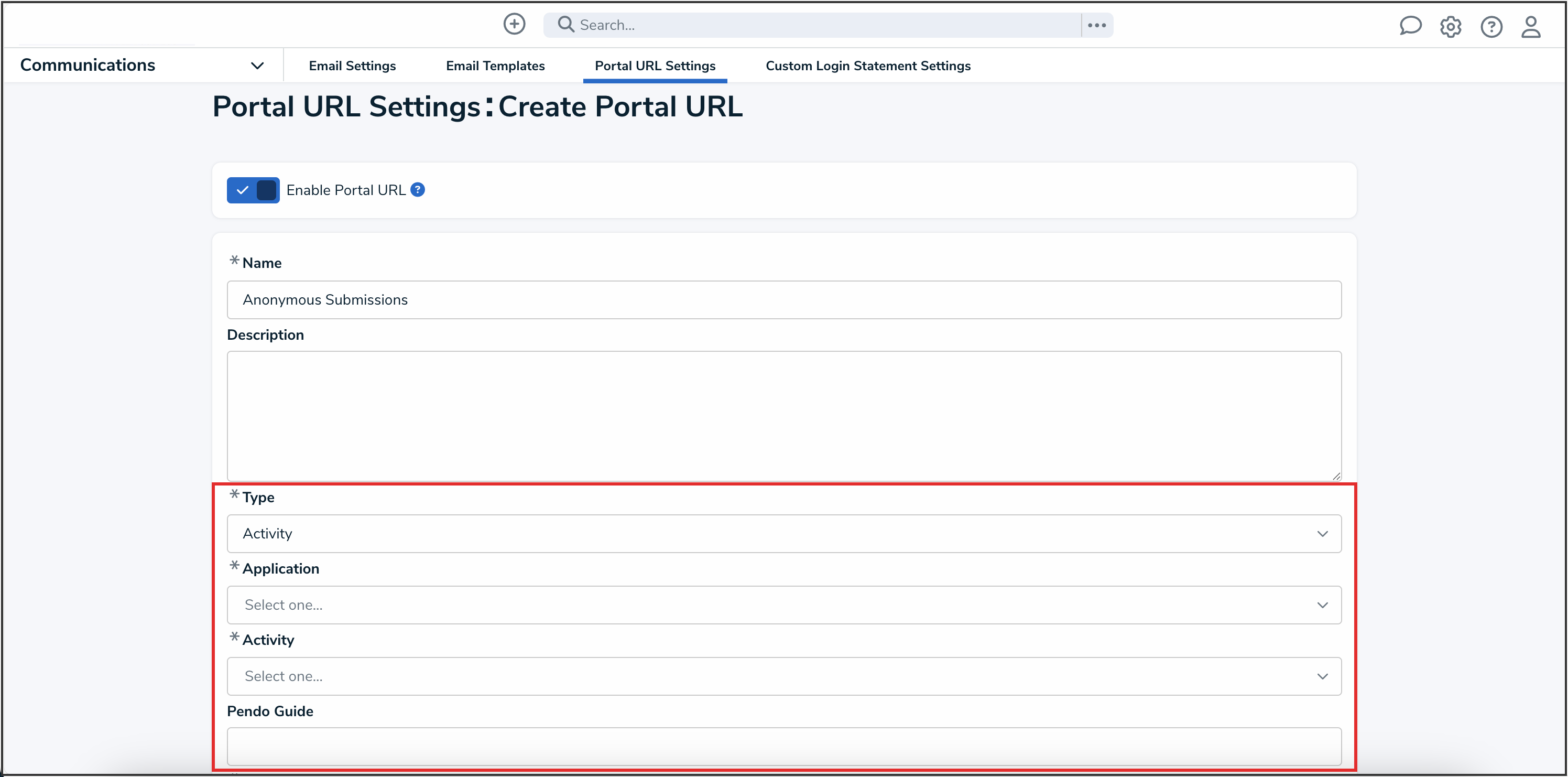Activity Additional Fields