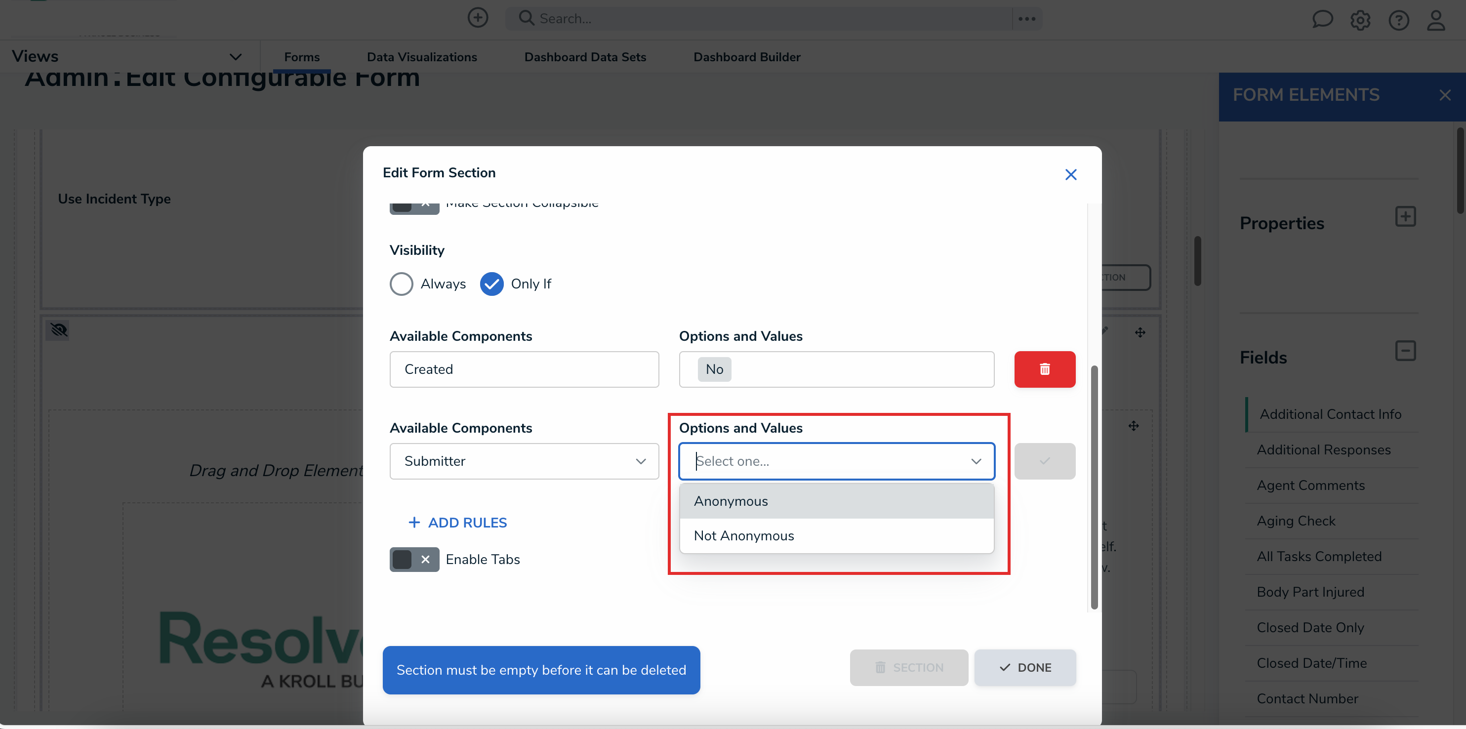 Adjust Anonymous Submission Visibility Conditions.png