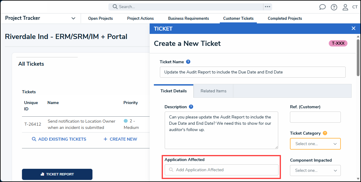 Application Affected Dropdown Menu.png