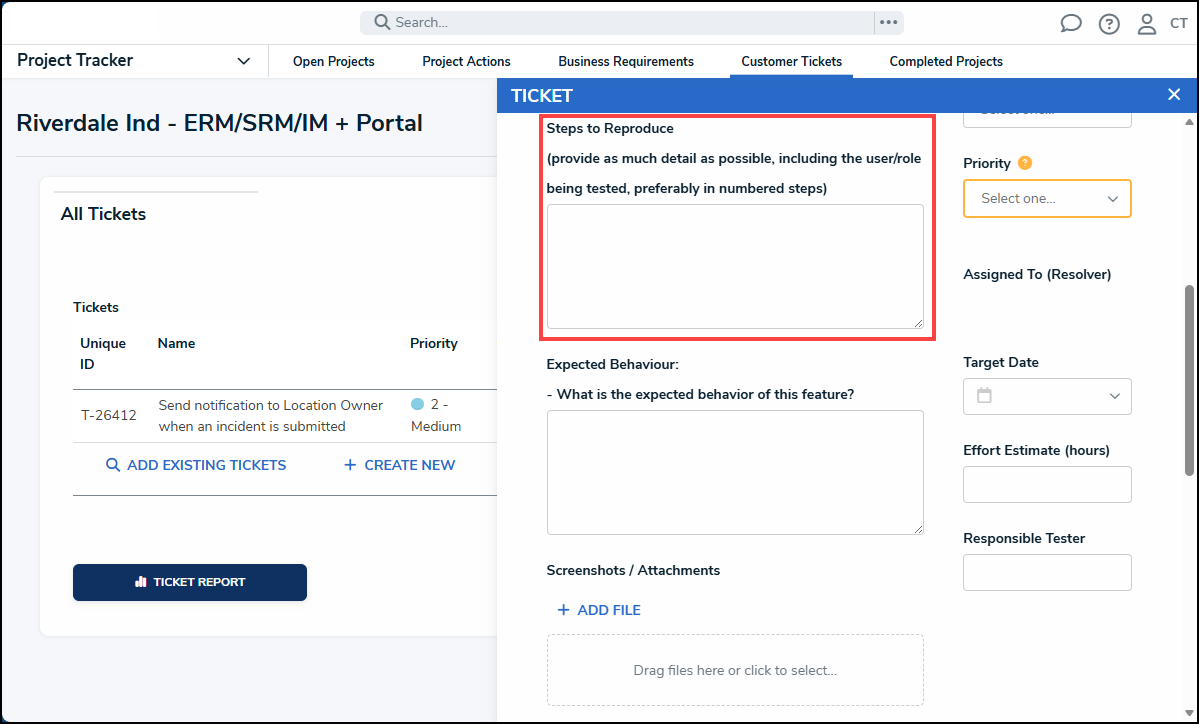 Steps to Reproduce Field.png